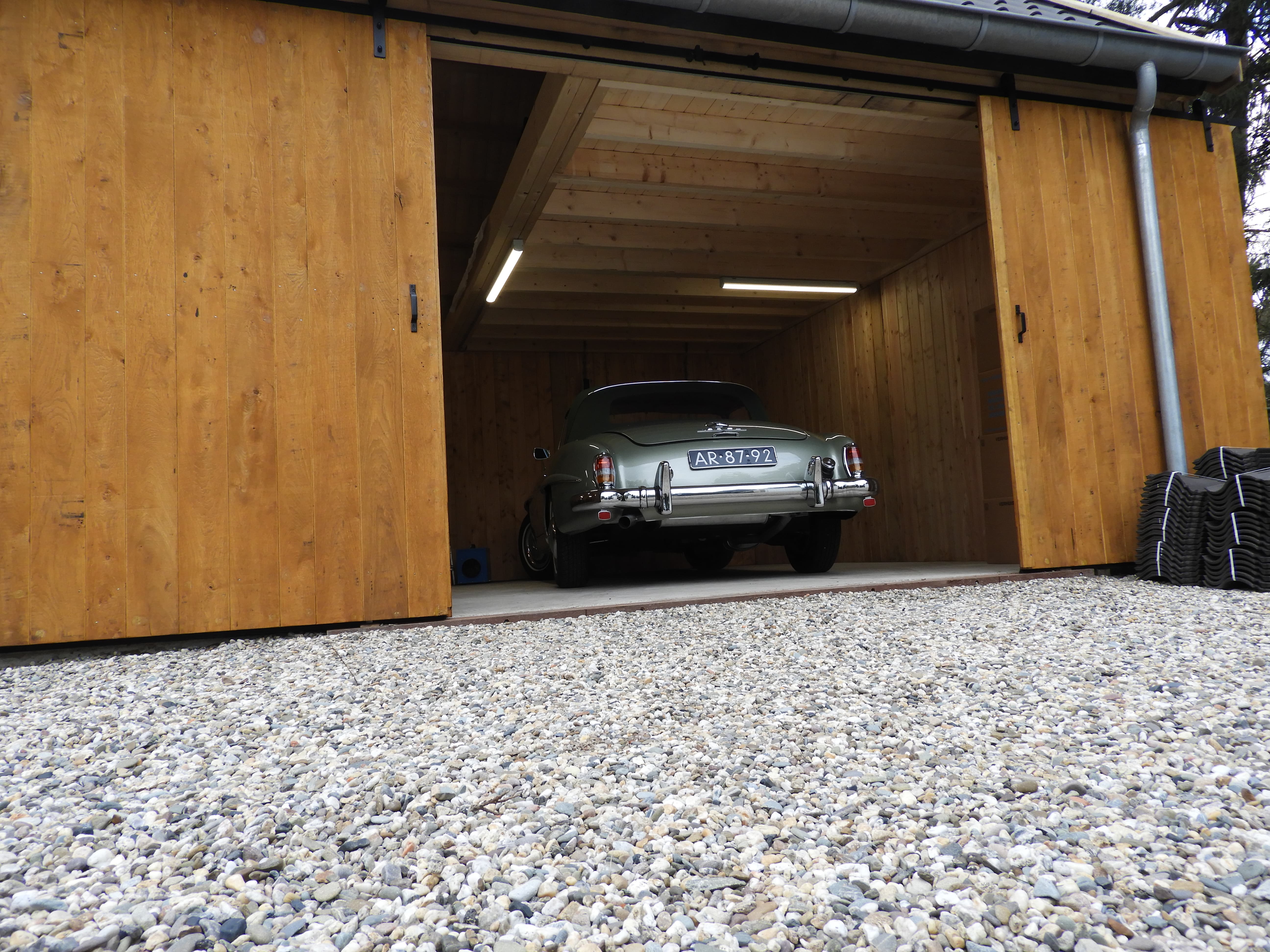 Houten-garage-4 - Project Beekbergen: Houten garage.