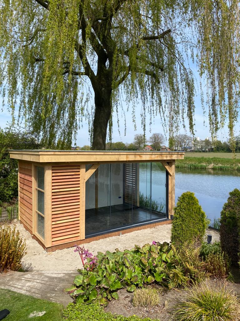 houten-tuinkamer-2 - Luxe tuinkamer aan het water